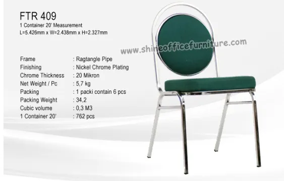 Kursi Kantor Kursi Susun Futura FTR-409 kursi_susun_futura_ftr_409
