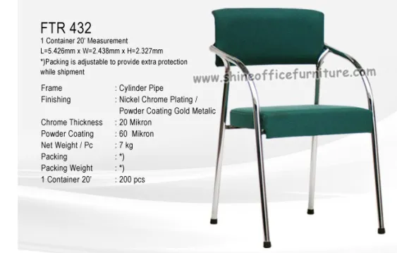 Kursi Kantor Kursi Susun Futura FTR-432 kursi_susun_futura_ftr_432