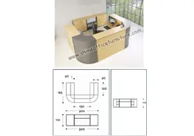 Meja Resepsionis spek MRCB 1130 mrcb_1130_reception_table