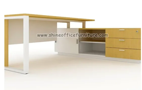 Meja Kerja Kantor Tampak Dalam Meja Direktur New Modern Series <br>UOD 7068 EC new_modern_series_side_view