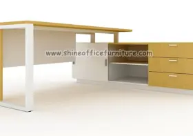 Meja Kerja Kantor Tampak Dalam Meja Direktur New Modern Series <br>UOD 7068 EC new_modern_series_side_view